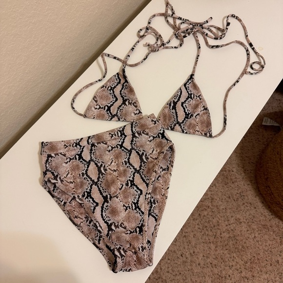 Tan Lines Sivan Ayla Python Bikini Set - Picture 2 of 9